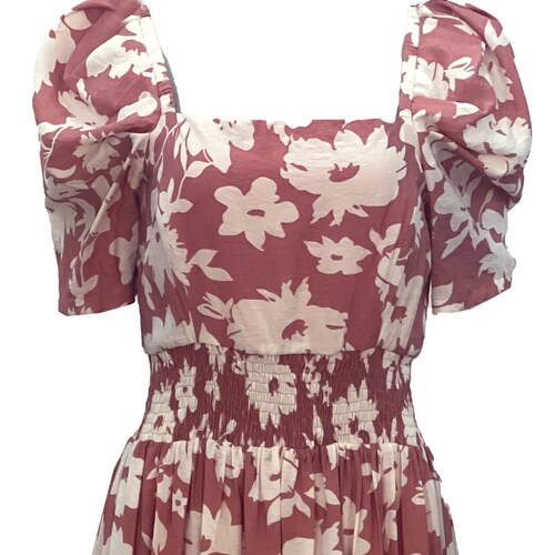 Vestido Largo con Olanes y Estampado Philosophy Jr Collection para Mujer