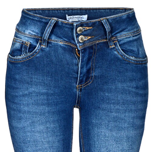 Jeans Skinny Tiro Alto Philosophy para Mujer