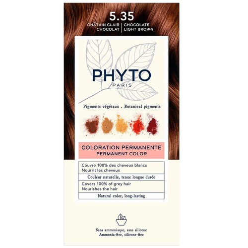 Tinte Phyto Color 5.35 Castaño Claro Chocolate Phyto
