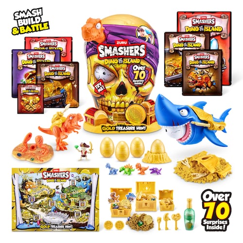 Smashers Dino Island Gold Zuru