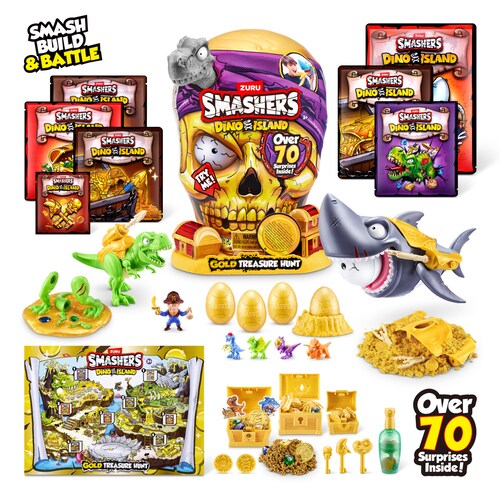 Smashers Dino Island Gold Zuru