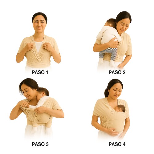 Fular Tipo Camiseta Easy Wheels para Recién Nacido