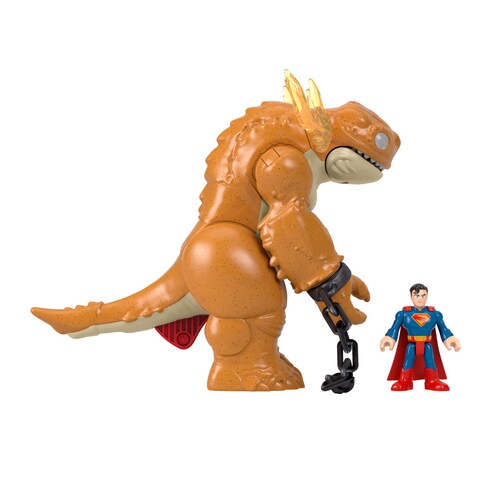 Imaginext Dc Super Friends Figura de Acción Superman Y Kaiju