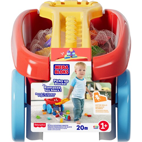 Mega Bloks Juguete de Construcción Vagón Recoge Bloques