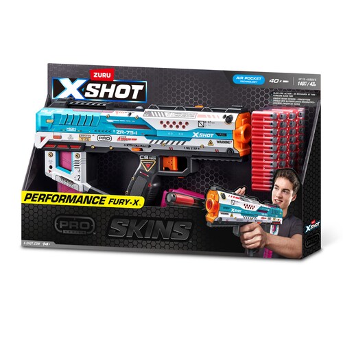 Xshot Skins Pro Series Fury X Blaster 40 Dardos