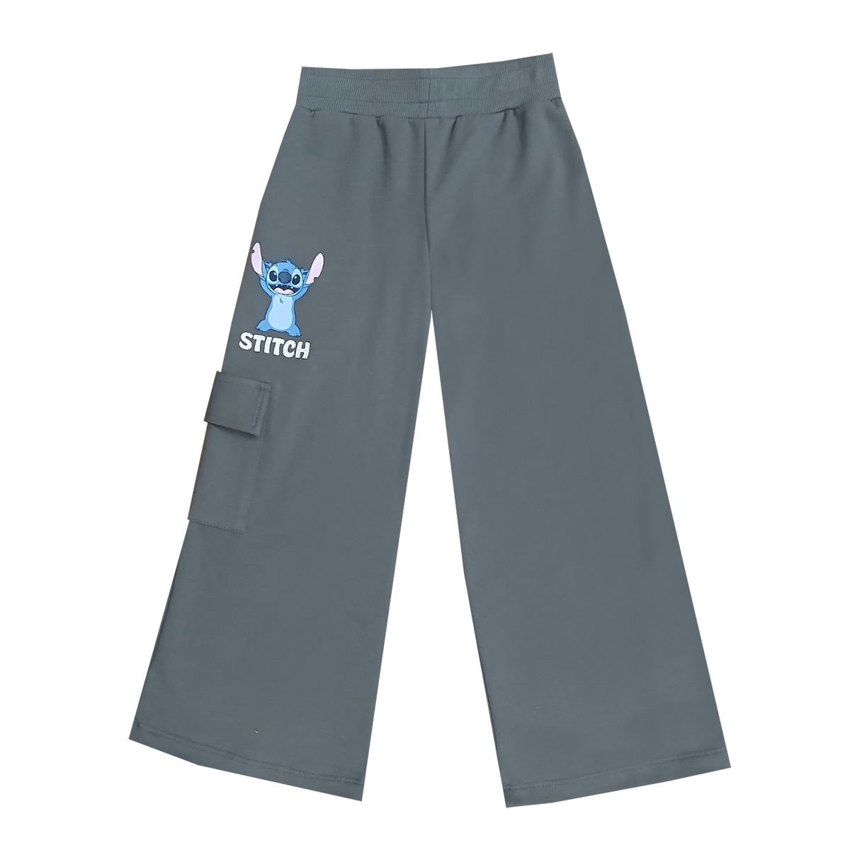 Jogger Cargo con Estampado Disney Stitch para Niña