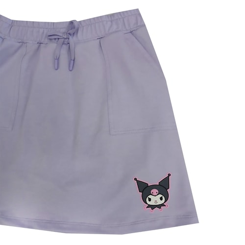 Falda con Diseño Kuromi Hello Kitty para Niña