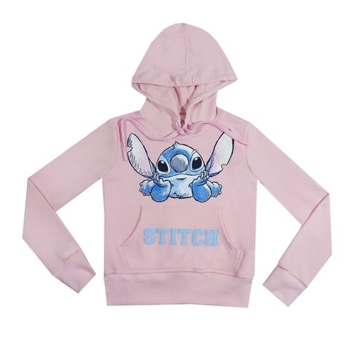 Sudadera con Capucha Diseño Disney Stitch para Niña