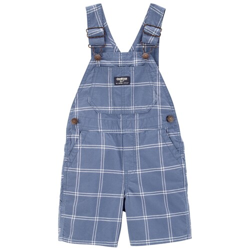 Overol Osh Kosh Diseño a Cuadros Azul para Bebé Niño