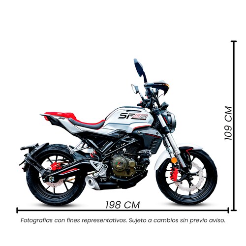 Motocicleta Mb Sf501 Performance 300Cc Blanca