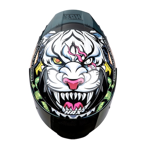Casco Integral para Motociclista Hax Onix Scar