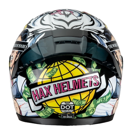 Casco Integral para Motociclista Hax Onix Scar