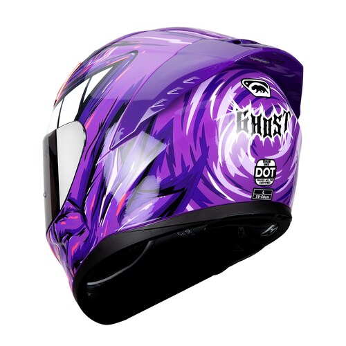 Casco Integral para Motociclista Hax Onix Ghost