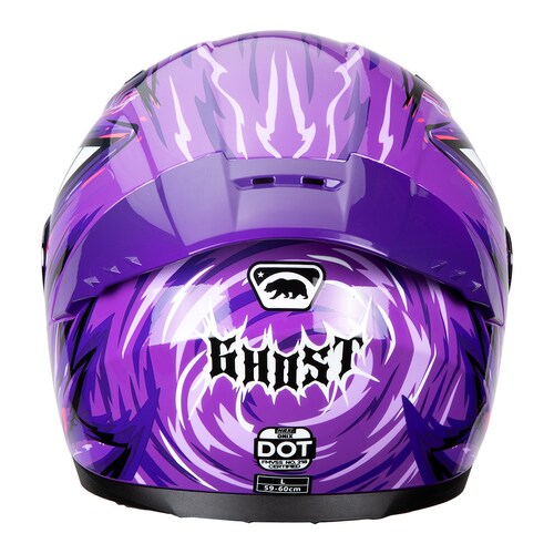Casco Integral para Motociclista Hax Onix Ghost