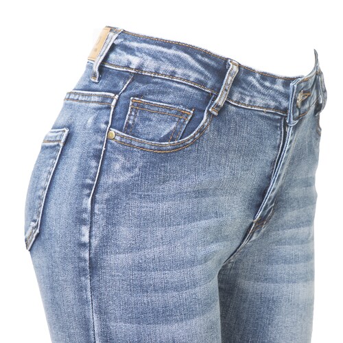 Jeans con 1 Boton Ciclon Jeans para Mujer
