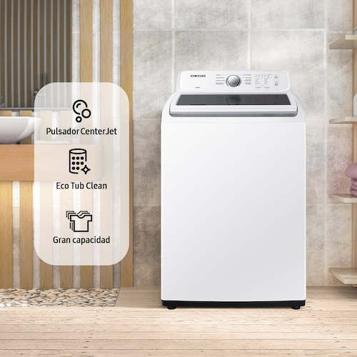 Lavadora Samsung Carga Superior 21Kg Wa21A3341Gw