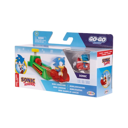 Mini Lanzador Go Go Racer Sonic The Hedgehog Jakks Pacific