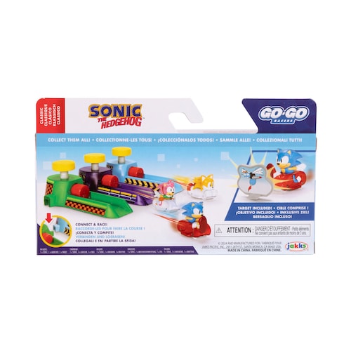 Mini Lanzador Go Go Racer Sonic The Hedgehog Jakks Pacific
