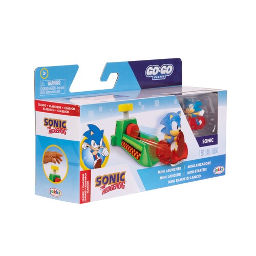 Mini Lanzador Go Go Racer Sonic The Hedgehog Jakks Pacific