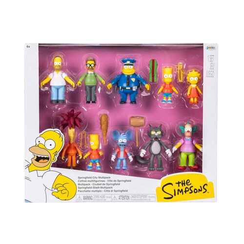 Multipack Ciudad Springfield los Simpsons Jakks Pacific