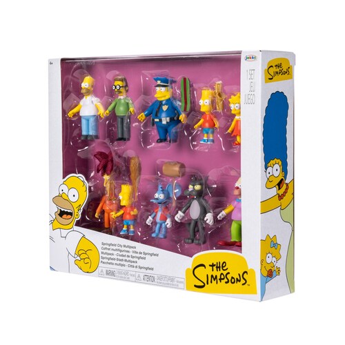 Multipack Ciudad Springfield los Simpsons Jakks Pacific