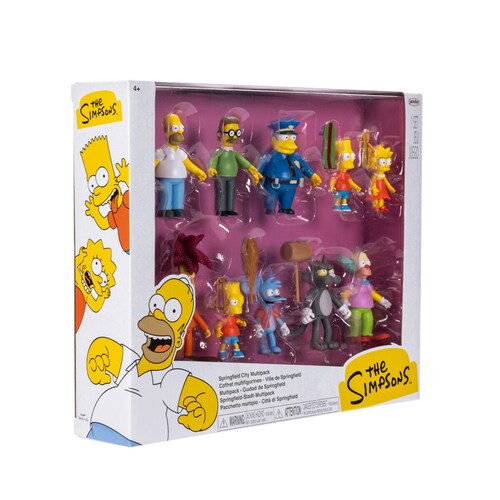 Multipack Ciudad Springfield los Simpsons Jakks Pacific
