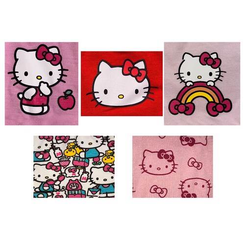 Set 5 Pack Panties con Diseño Hello Kitty para Bebé Niña