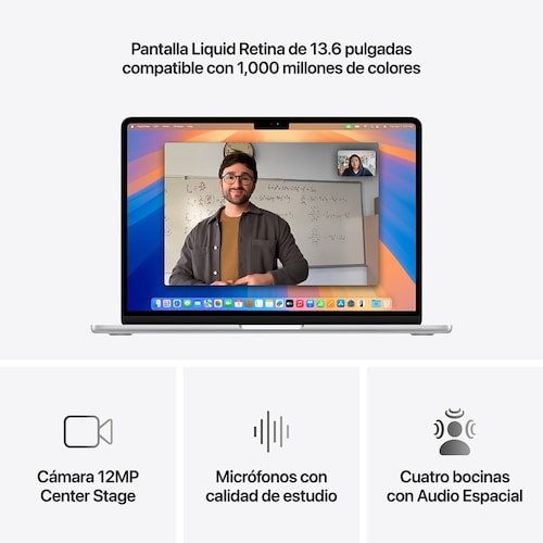 Laptop Apple Macbook Air Chip M4 13Gb Ram 256Gb Plata