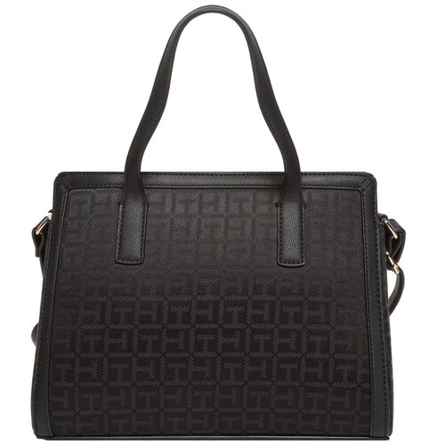 Satchel Negro Tommy Hilfiger para Mujer