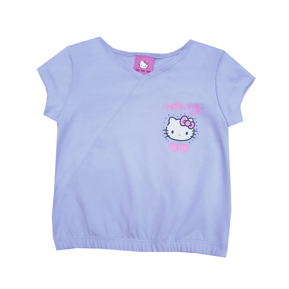 Playera Manga Corta Diseño Hello Kitty para Niña
