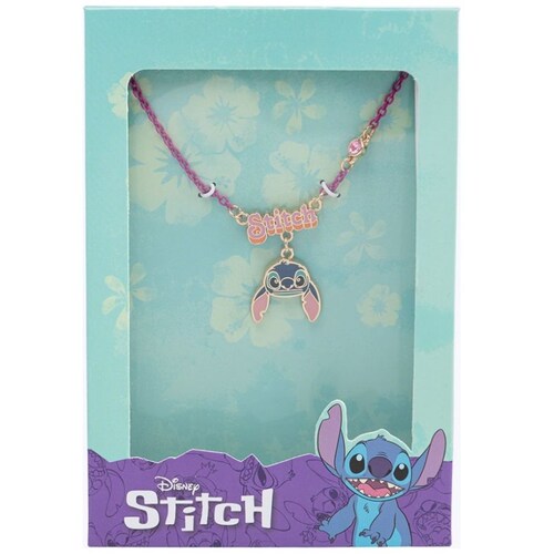 Collar Lilo & Stitch Cadena Rosa Disney