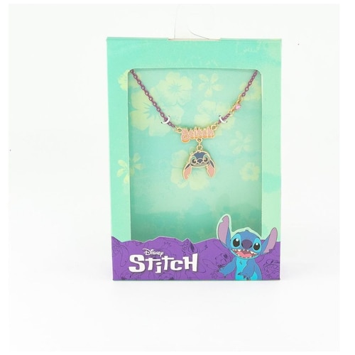 Collar Lilo & Stitch Cadena Rosa Disney
