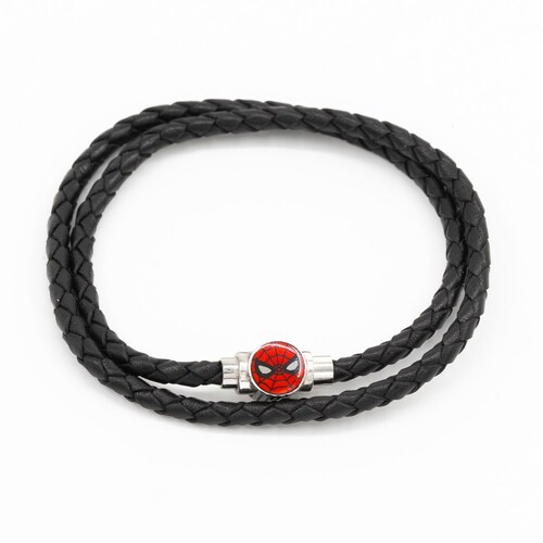 Pulsera  Spider-Man Cordon Trenzado Acero Disney