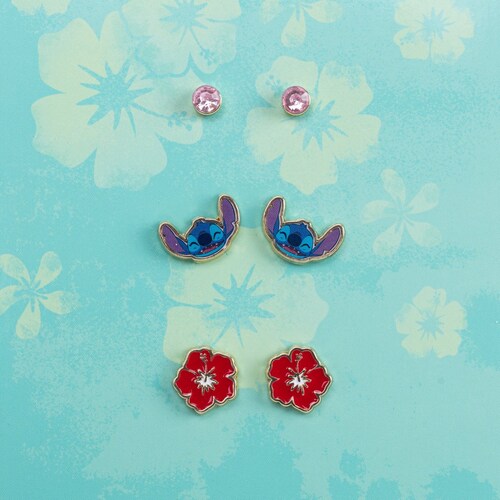 Aretes de Lilo & Stitch 3 Pares Disney