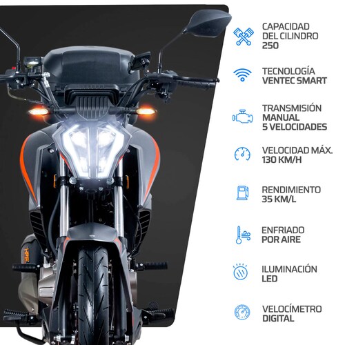 Motocicleta Vento Onyx 250Cc 2026