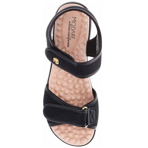 Sandalia Confort Modare Ajuste Velcro con Aplicación para Mujer