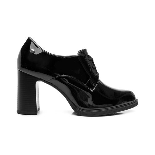 Zapato Derby con Tacón Flexi Mariela en Charol para Mujer