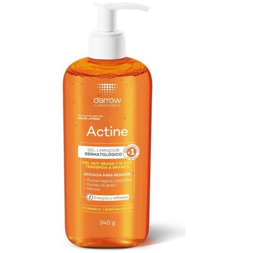Gel Darrow Actine Gel Limpiador para Piel Grasa 240Gr