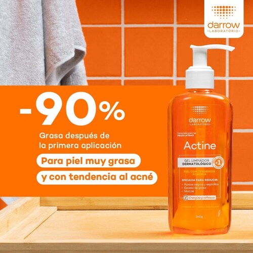 Gel Darrow Actine Gel Limpiador para Piel Grasa 400Gr