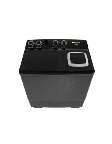 Lavadora Hisense Doble Tina 18Kg  Wsa1804P Gris