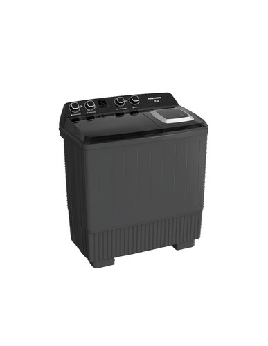 Lavadora Hisense Doble Tina 18Kg  Wsa1804P Gris