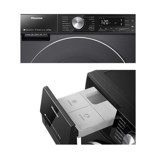 Lavasecadora 16 Kg Hisense Wd5S1645Bb