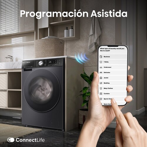Lavasecadora 16 Kg Hisense Wd5S1645Bb