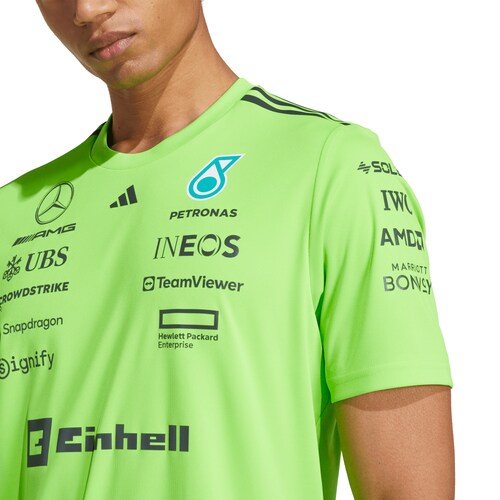 Playera Verde Mercedes Adidas para Hombre
