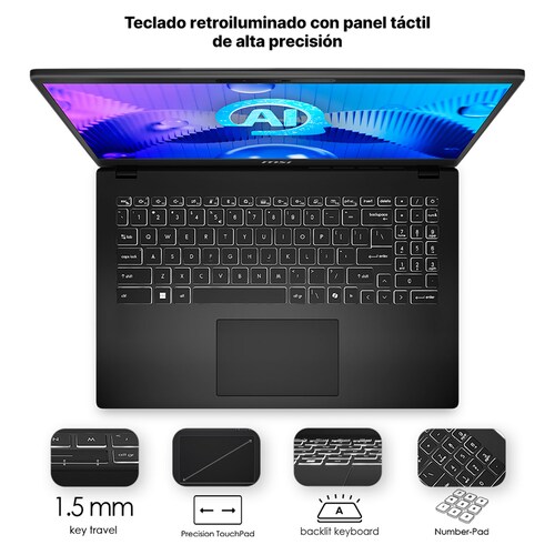 Laptop Msi Modern 15 H Ai 9S7-15H551-227 U5 16 512