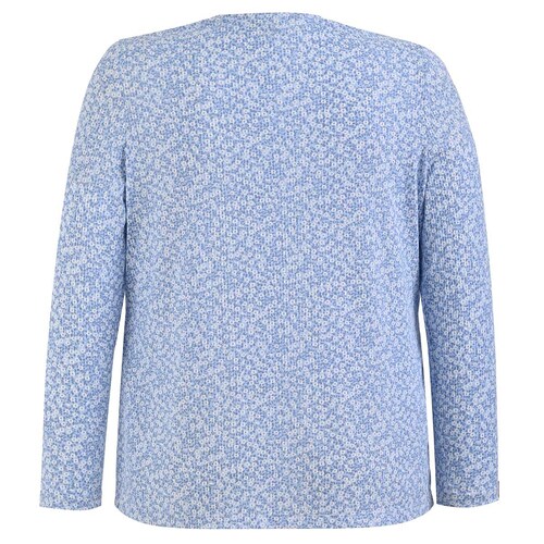 Blusa Tipo Cozy con Top Pavla Mint para Mujer Curvy