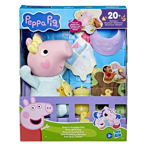 Peppa Pig Muñeca Gruñidos y Abrazos Evie Hasbro