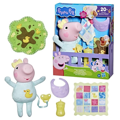 Peppa Pig Muñeca Gruñidos y Abrazos Evie Hasbro