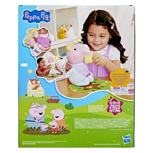 Peppa Pig Muñeca Gruñidos y Abrazos Evie Hasbro