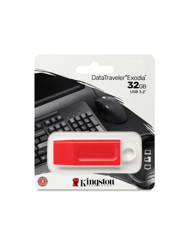 Memoria Usb Roja 32 Gb Kingston